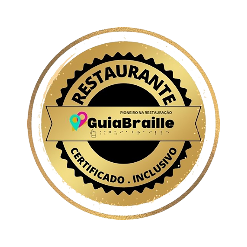 Selo de certificação Guia Braille - Restaurantes